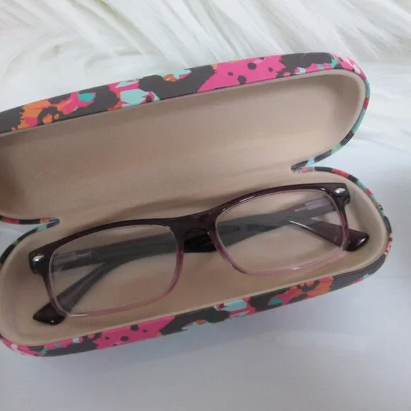 Hard Universal Size Eye/Sun Glass Case Leopard Multi Color - Picture 2 of 2